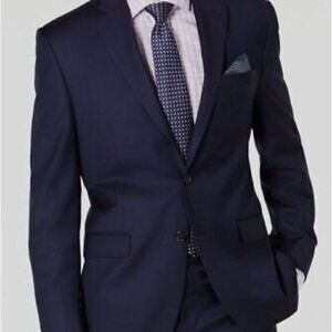 Ralph Lauren Classic Black 2 Button Closure Wool Blazer Sports Coat Mens XL